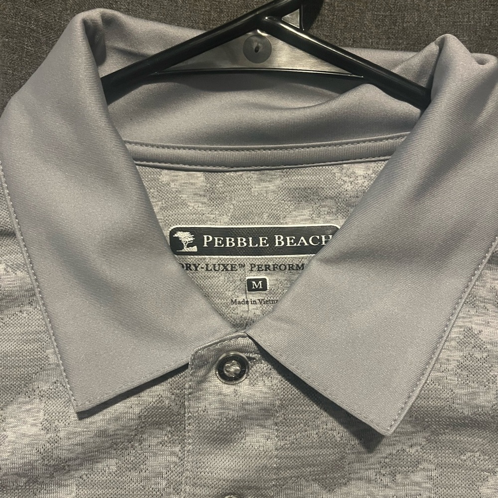 Pebble Beach Men’s Camo Polo.